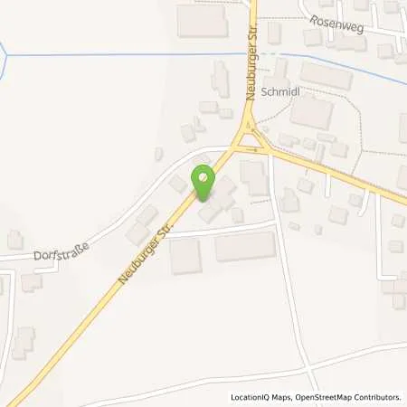 Standortübersicht der Tankstelle AVIA XPress Automatenstation in 86676 Ehekirchen