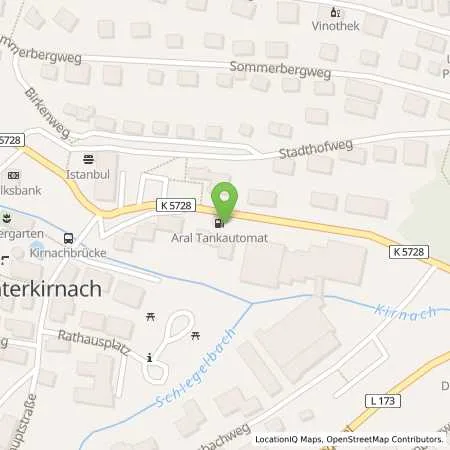 Standortübersicht der Tankstelle Burger Unterkirnach in 78089 Unterkirnach