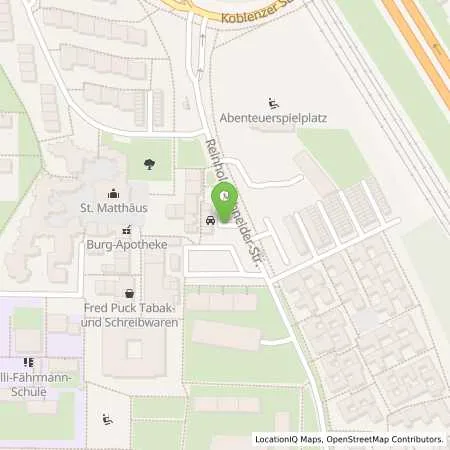 Standortübersicht der Tankstelle AVIA Tankstelle in 40595 Düsseldorf