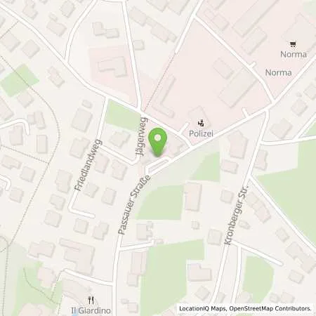 Standortübersicht der Tankstelle AVIA Tankstelle in 94086 Bad Griesbach