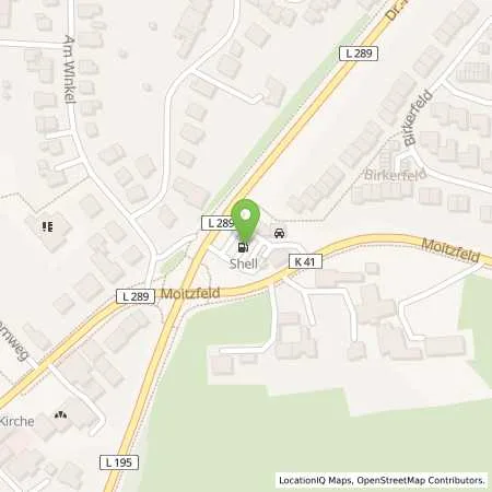 Standortübersicht der Tankstelle Shell Bergisch Gladbach Moitzfeld 88 in 51429 Bergisch Gladbach