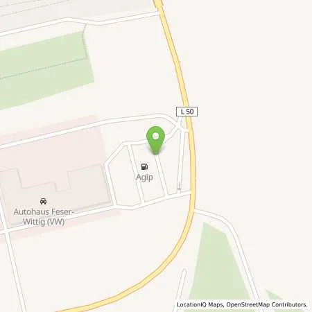 Standortübersicht der Tankstelle BERNBURG - HALLESCHE LANDSTR. 110 in 06406 Bernburg