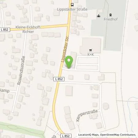 Standortübersicht der Tankstelle Aral Tankstelle in 59329 Wadersloh