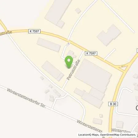 Standortübersicht der Tankstelle Shell Eberhardzell Petrusstr. 2 in 88436 Eberhardzell