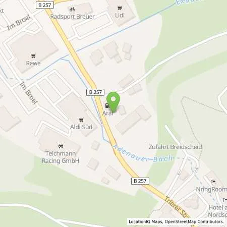 Standortübersicht der Tankstelle Aral Tankstelle in 53518 Adenau