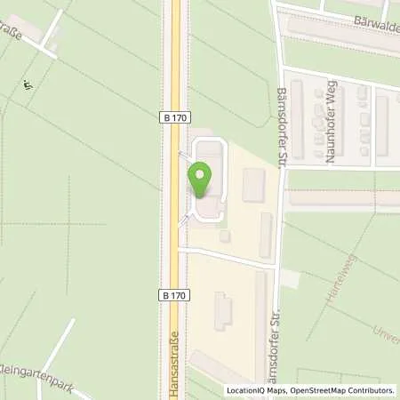 Standortübersicht der Tankstelle Shell Dresden Hansastrasse 60 in 01097 Dresden