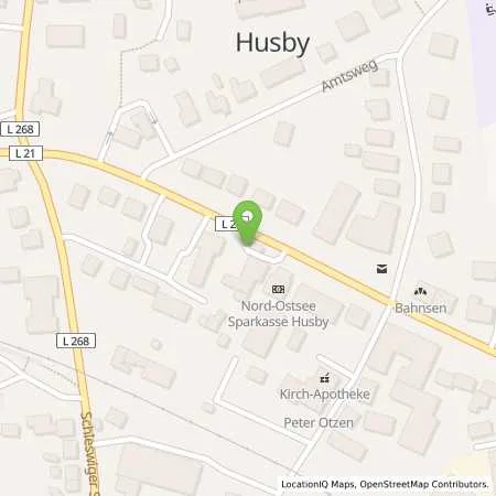 Standortübersicht der Tankstelle bft-willer Station Husby 160 in 24975 Husby