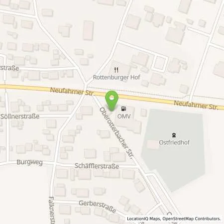 Standortübersicht der Tankstelle Rottenburg Oberotterbacher Straße 1 in 84056 Rottenburg