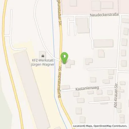 Standortübersicht der Tankstelle Tankstelle in 96260 Weismain