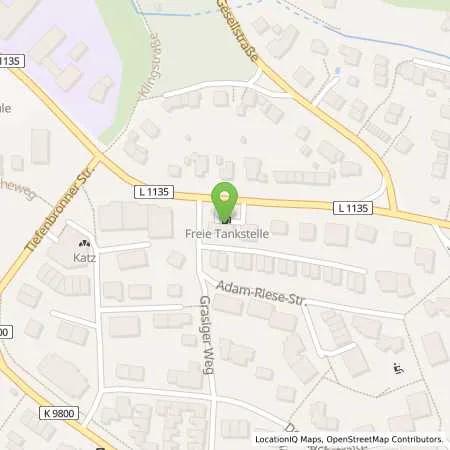 Standortübersicht der Tankstelle Tankcenter Pforzheim in 75175 Pforzheim