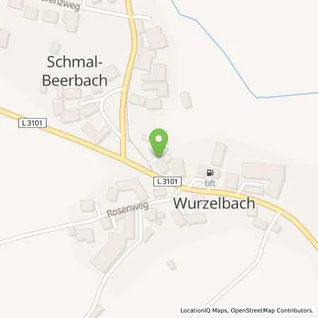 Standortübersicht der Tankstelle BFT Tankstelle Brunner in 64686 Lautertal
