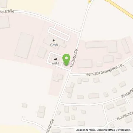 Standortübersicht der Tankstelle WATA waschen & tanken eK. in 95336 Mainleus