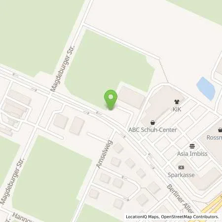 Standortübersicht der Tankstelle HOHENWARSLEBEN, BERLINER ALLEE in 39326 Hohenwarsleben