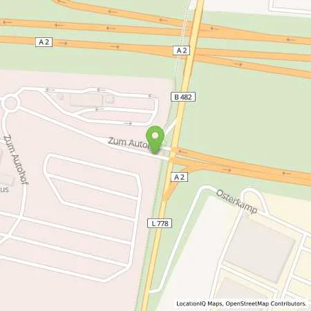 Standortübersicht der Tankstelle Aral Tankstelle in 32457 Porta Westfalica