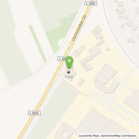 Standortübersicht der Tankstelle TotalEnergies Dreieich in 63303 Dreieich