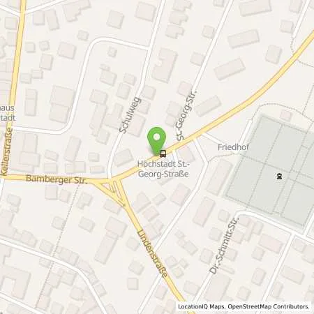 Standortübersicht der Tankstelle Shell Höchstadt/A Bamberger Str. 22 in 91315 Höchstadt/A