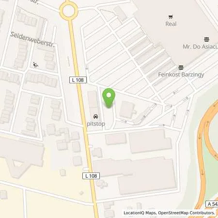 Standortübersicht der Tankstelle Supermarkt-Tankstelle LANGENFELD RHEINDORFER STR. 48-56 in 40764 LANGENFELD