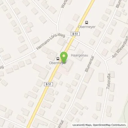 Standortübersicht der Tankstelle Michael Marx in 49124 Georgsmarienhütte