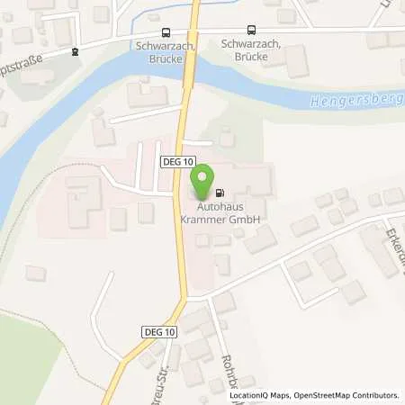 Standortübersicht der Tankstelle Aral Tankstelle in 94491 Hengersberg