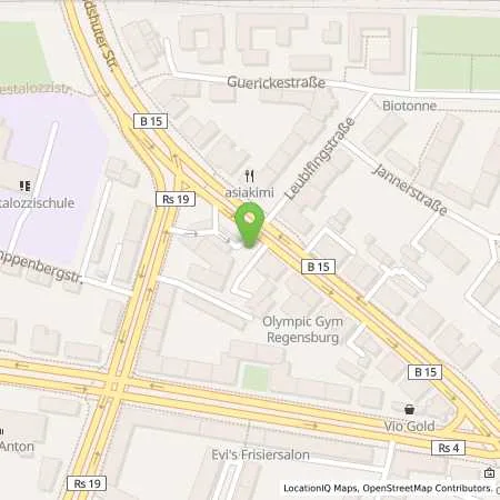 Standortübersicht der Tankstelle Shell Regensburg Landshuter Str. 42 in 93053 Regensburg