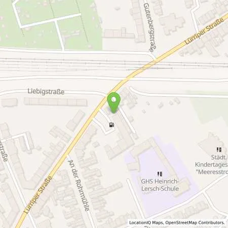 Standortübersicht der Tankstelle Josef Höckelmann KG in 41065 Mönchengladbach