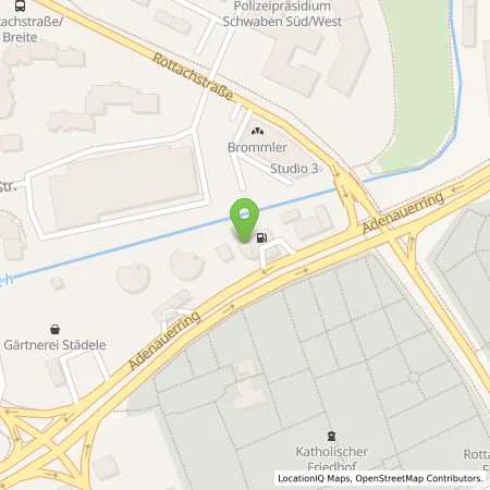 Standortübersicht der Tankstelle Esso Tankstelle in 87437 KEMPTEN