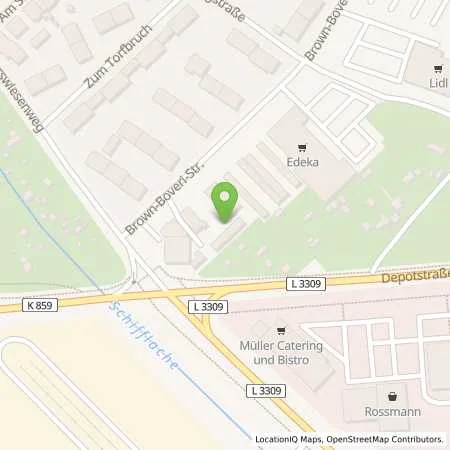 Standortübersicht der Tankstelle Shell Hanau-Grossauheim Brown-Boveri-Str. 22 in 63457 Hanau (Gossauheim)