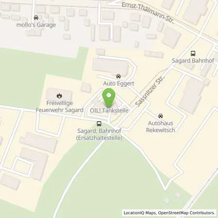 Standortübersicht der Tankstelle OIL! tank & go Automatentankstelle Sagard in 18551 Sagard