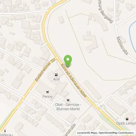 Standortübersicht der Tankstelle Aral Tankstelle in 61130 Nidderau