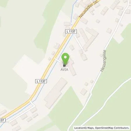 Standortübersicht der Tankstelle AVIA Tankstelle in 98667 Schönbrunn