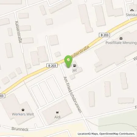 Standortübersicht der Tankstelle JET BUEDELSDORF HOLLERSTRASSE 76 in 24782 BUEDELSDORF