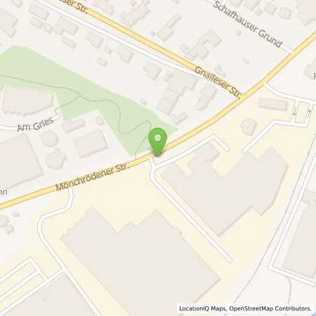 Standortübersicht der Tankstelle ROEDENTAL - OESLAUER STRASSE 13 in 96472 Roedental