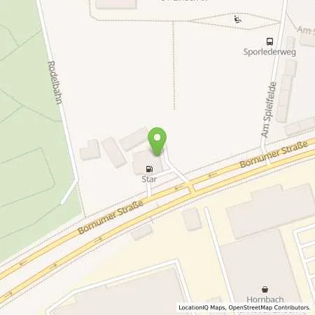 Standortübersicht der Tankstelle star Tankstelle in 30453 Hannover