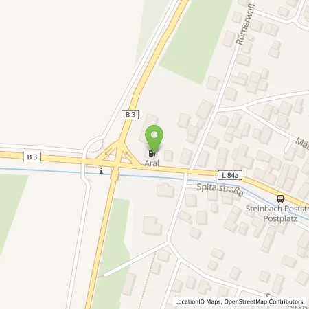 Standortübersicht der Tankstelle Aral Tankstelle in 76534 Baden-Baden