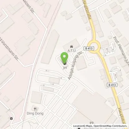 Standortübersicht der Tankstelle JET BENDORF ADOLPH-KOLPING-STR. 9 in 56170 BENDORF