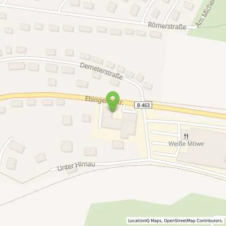 Standortübersicht der Tankstelle AVIA Xpress Automatenstation Albstadt-Lautlingen in 72459 Albstadt