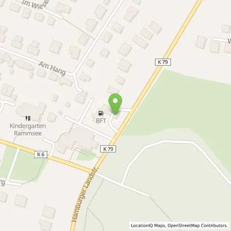 Standortübersicht der Tankstelle bft Kiel Hamburger Landstraße 56 in 24113 Kiel