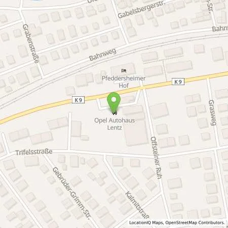 Standortübersicht der Tankstelle Esso Tankstelle in 67551 WORMS