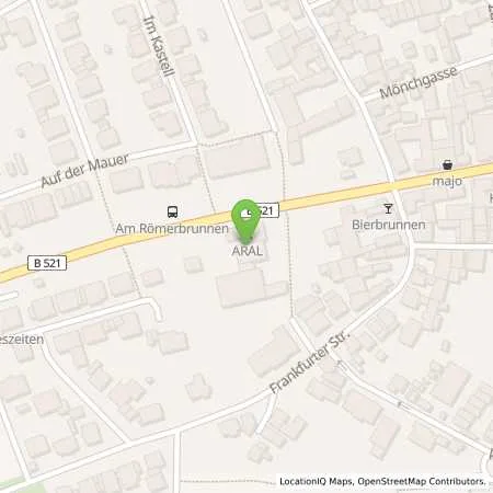 Standortübersicht der Tankstelle Aral Tankstelle in 63674 Altenstadt