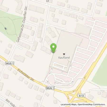 Standortübersicht der Tankstelle SB-Markttankstelle Weißenburg Eichstätter Str. in 91781 Weißenburg
