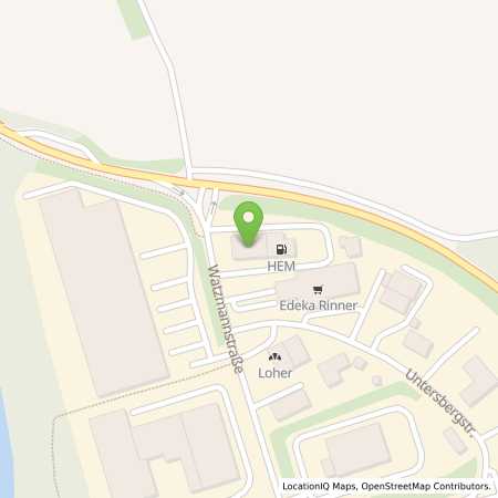 Standortübersicht der Benzin-Super-Diesel Tankstelle: Kraiburg, Watzmannstr. 16 in 84559, Kraiburg