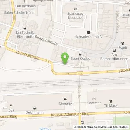 Standortübersicht der Tankstelle star Tankstelle in 59555 Lippstadt