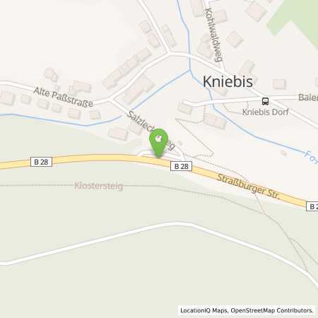 Standortübersicht der Benzin-Super-Diesel Tankstelle: AVIA Freudenstadt-Kniebis in 72250, Freudenstadt
