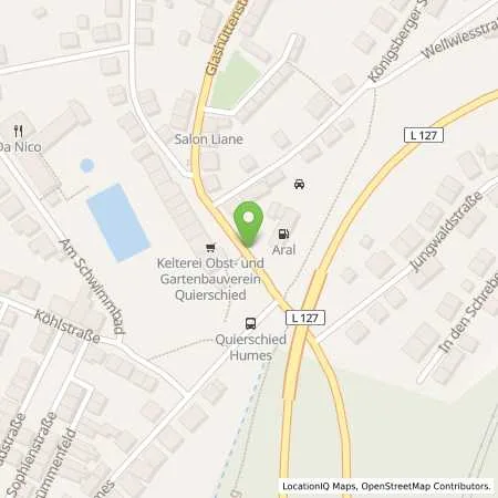Standortübersicht der Tankstelle Aral Tankstelle in 66287 Quierschied