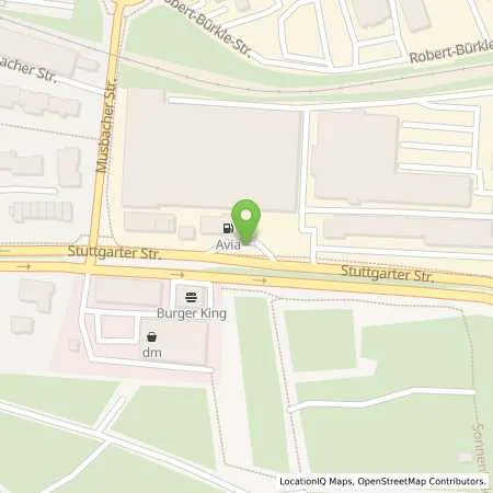 Standortübersicht der Tankstelle AVIA Freudenstadt in 72250 Freudenstadt