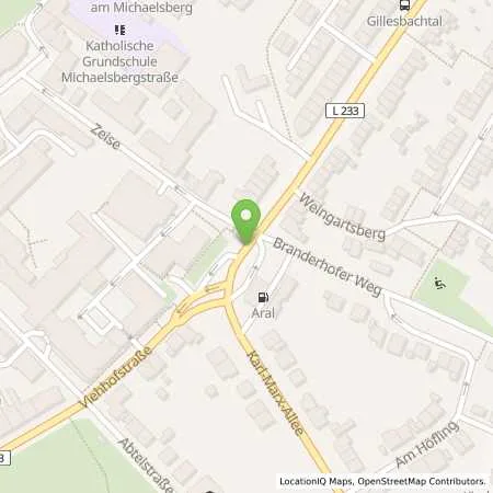 Standortübersicht der Tankstelle Aral Tankstelle in 52066 Aachen
