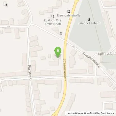 Standortübersicht der Tankstelle Nadine Sties in 27576 Bremerhaven