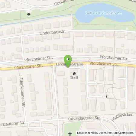 Standortübersicht der Tankstelle Shell Stuttgart Pforzheimer Str. 261 in 70499 Stuttgart