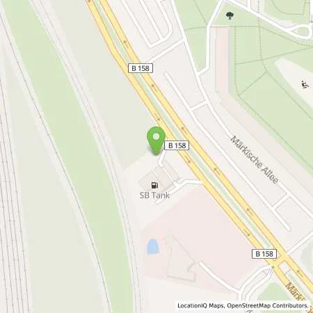 Standortübersicht der Tankstelle Sb Berlin Marzahn Märkische Allee 61 in 12681 Berlin Marzahn