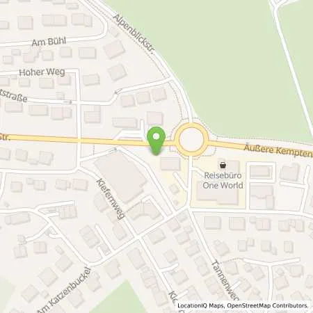 Standortübersicht der Tankstelle Aral Tankstelle in 87452 Altusried